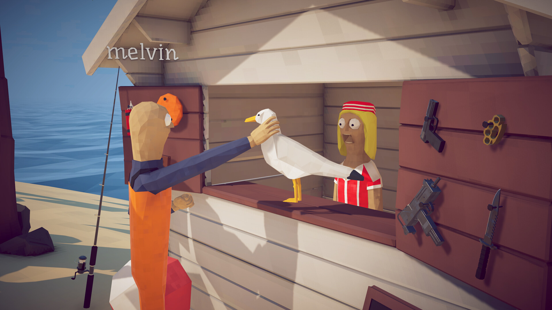 How to Fish: handing a catch to the shopkeeper